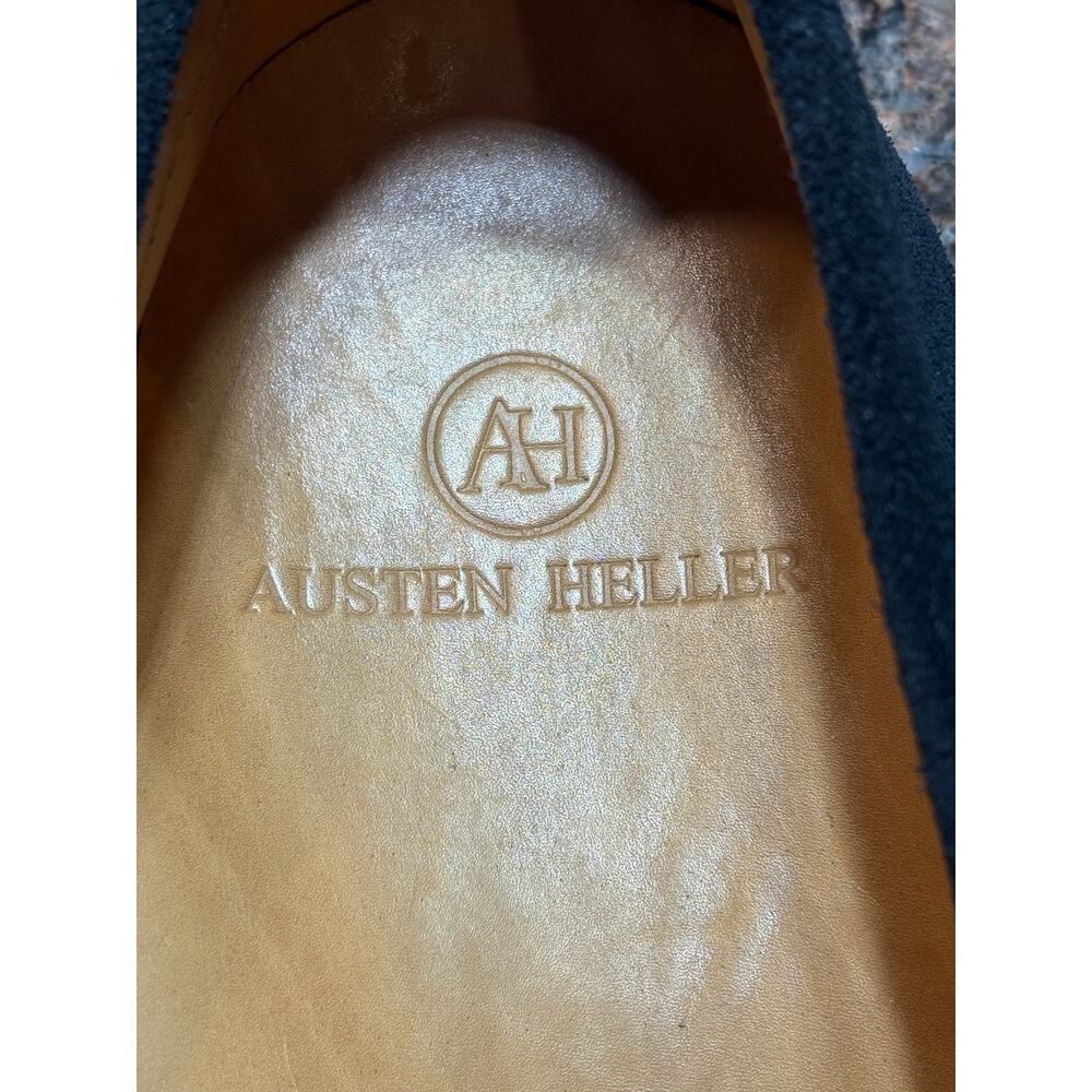 Austen Heller Men's Navy Driving Loafers Moc Toe Size 8 Excellent Cond - Picture 10 of 10